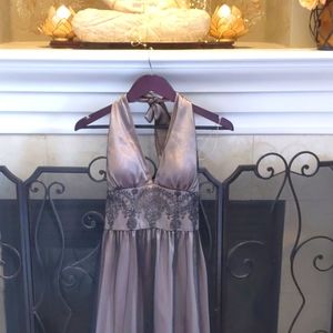 evening dress, strapless